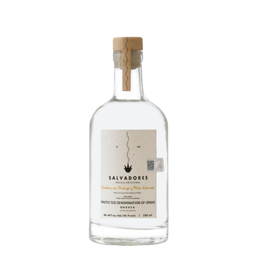 Mezcal Salvadores – Destilado con Pechuga & Mole Coloradito, 48% ABV